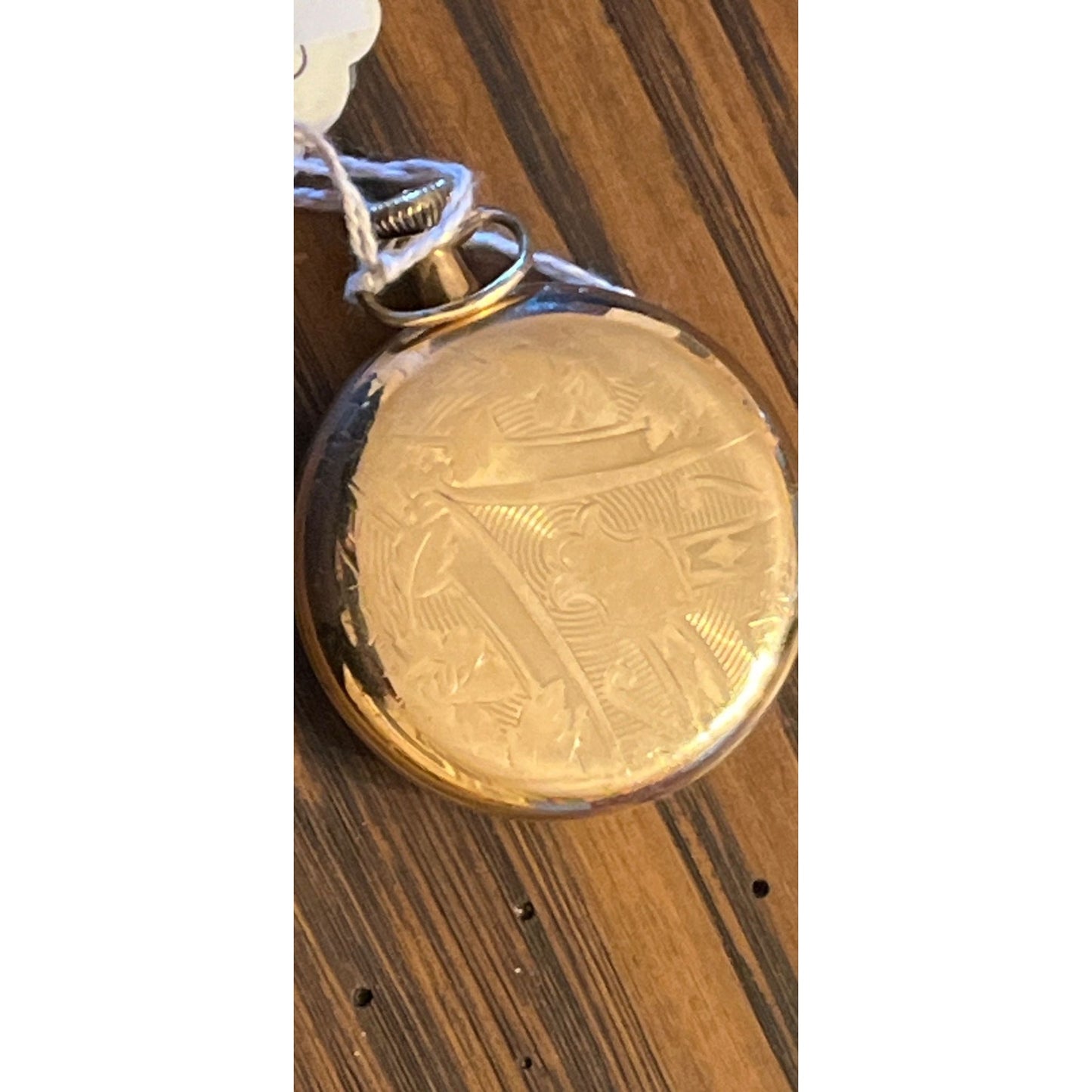 Antique 1883 Waltham Mass. Pocket Watch 15 Jewels S/N 21226165 Gold Filled Embossed Back Of Case