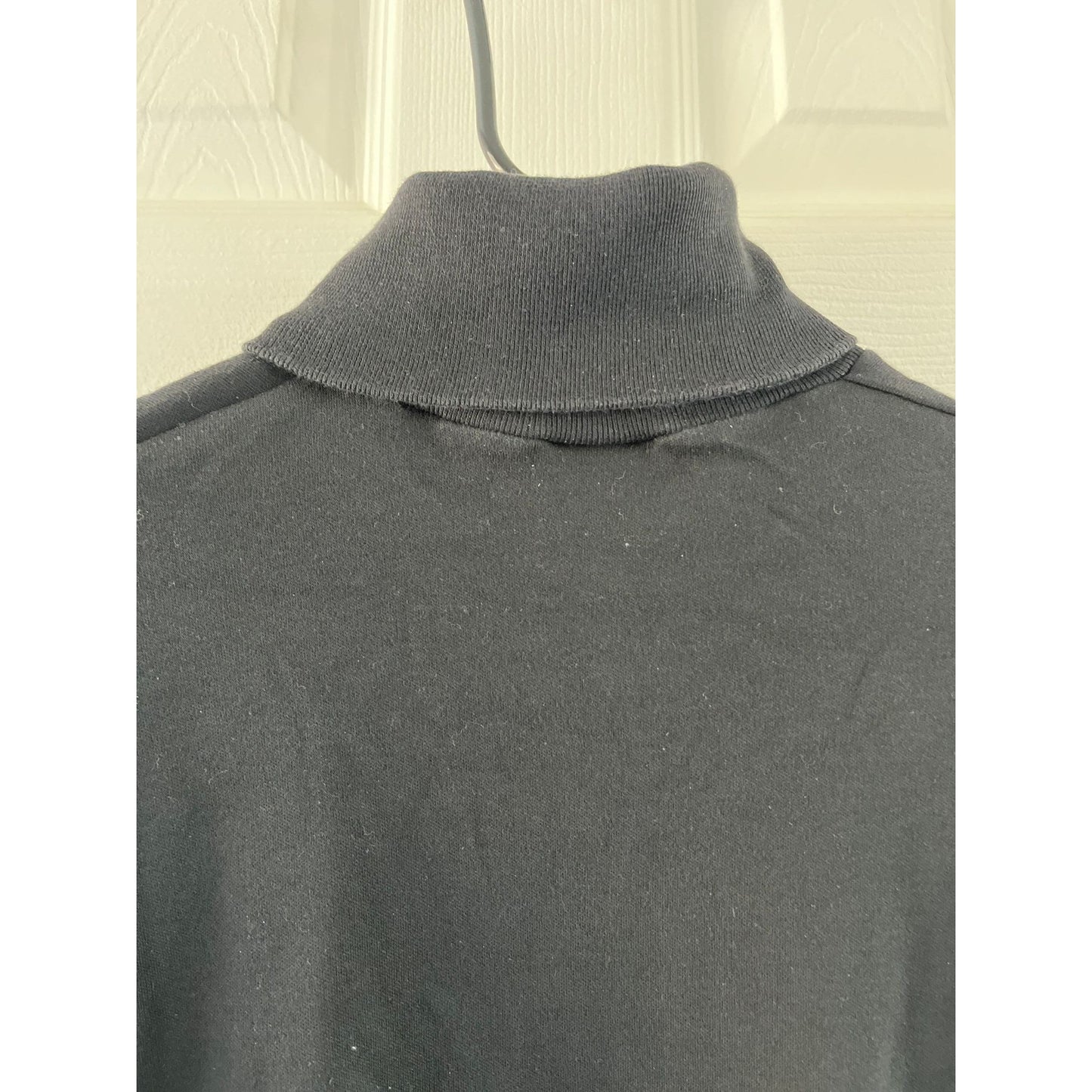 Vtg Black Long Sleeve Turtleneck DUOFOLD Thermal Turtleneck Zipper Size Men's L Mohawk, NY