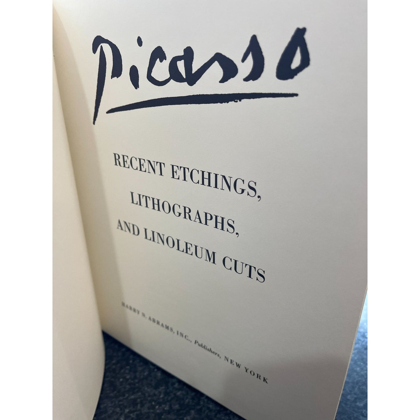 Pablo Picasso: Recent Etchings, Lithographs, and Linoleum Cuts Hardcover – January 1, 1966 by Hans Bolliger (Author)