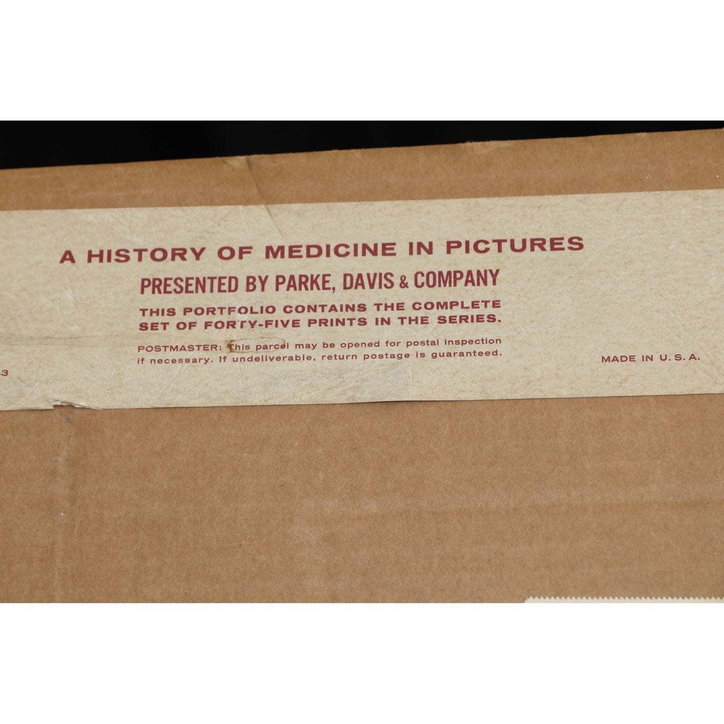 A History of Medicine in Pictures Parke Davis & Co 1957 Complete Set Mint