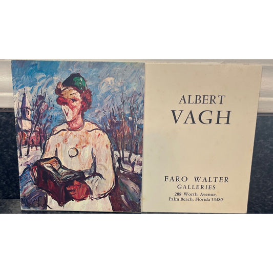 Vintage Albert Vagh Weinmann 1931-1983 (French) Pamphlet Faro Walter Galleries Palm Beach Florida Art Bio & Art Work