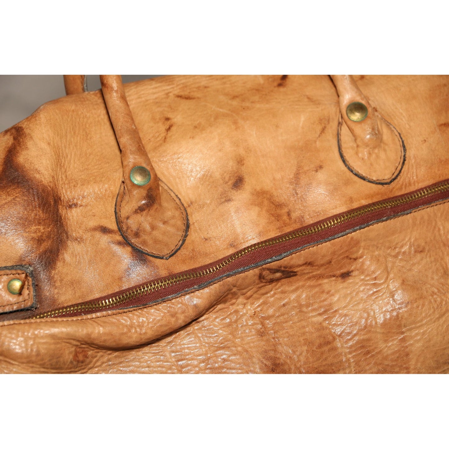 Birkin Genuine Leather Carry On Bag Luggage Handmade In Argentina Shoulder Cross Body Deep Brown