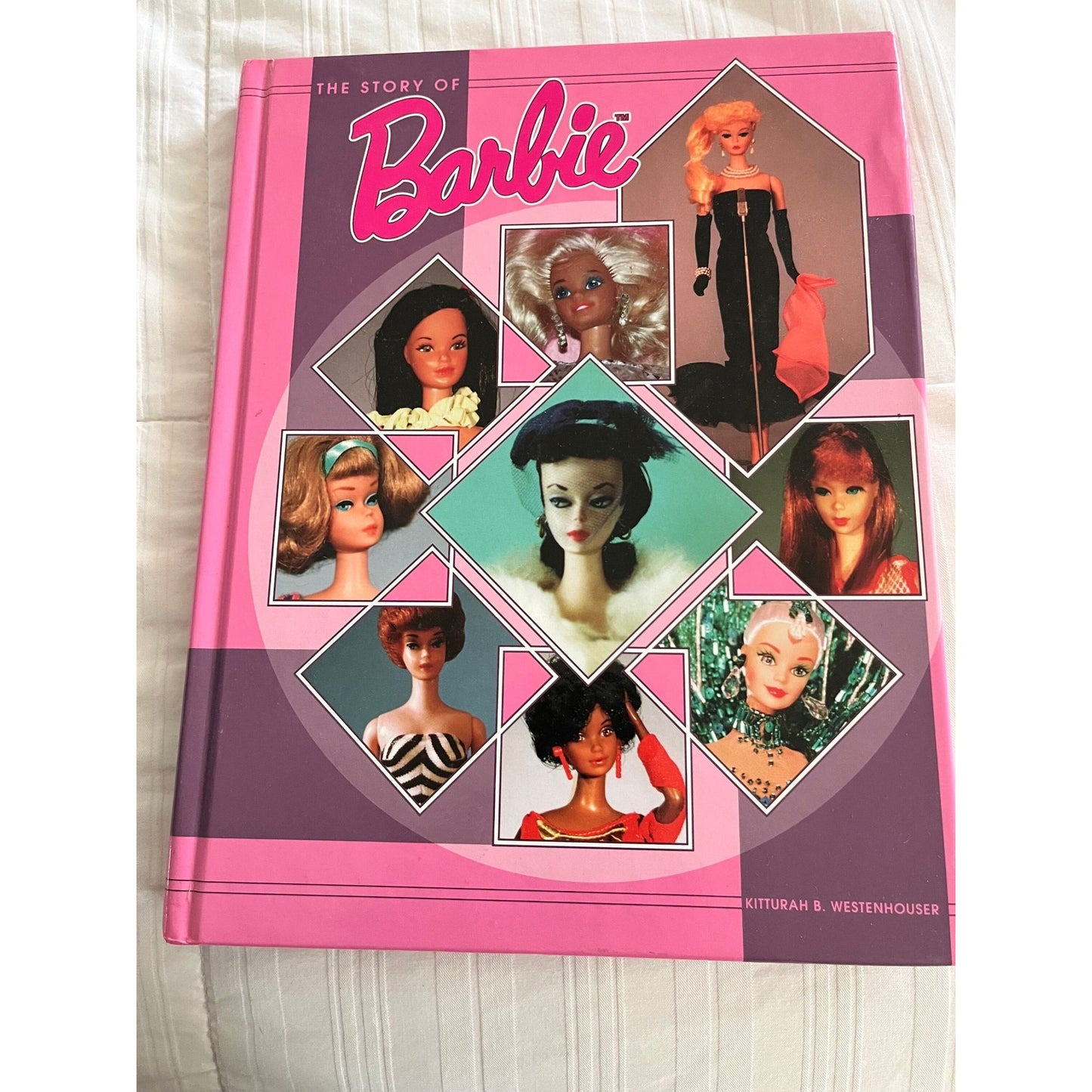 Vintage The Story of Barbie Kitturah B. Westenhouser book Mattel Collector's Pink 1990s