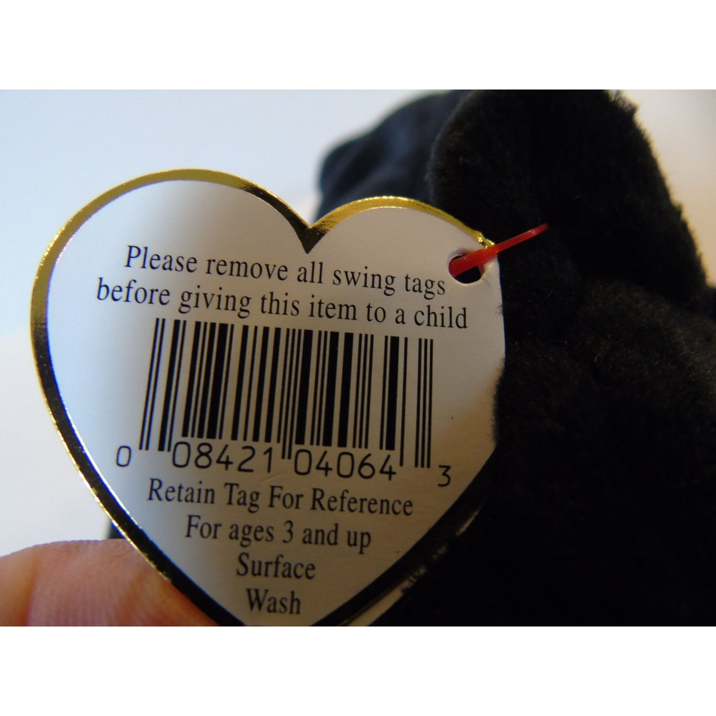 Ty Beanie Babies Velvet The Panther New With Tag Birth Date 12-16-95 Style No. 4064