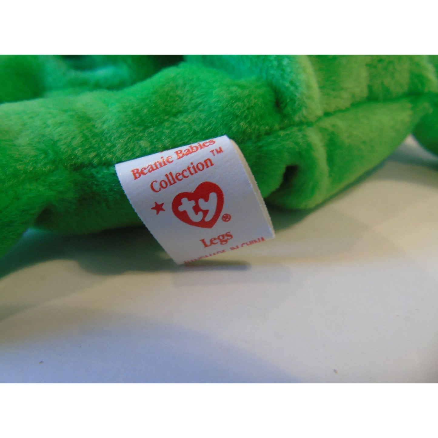 Ty Beanie Babies Legs The Frog Birth Date 4-25-93 Style Number 4020