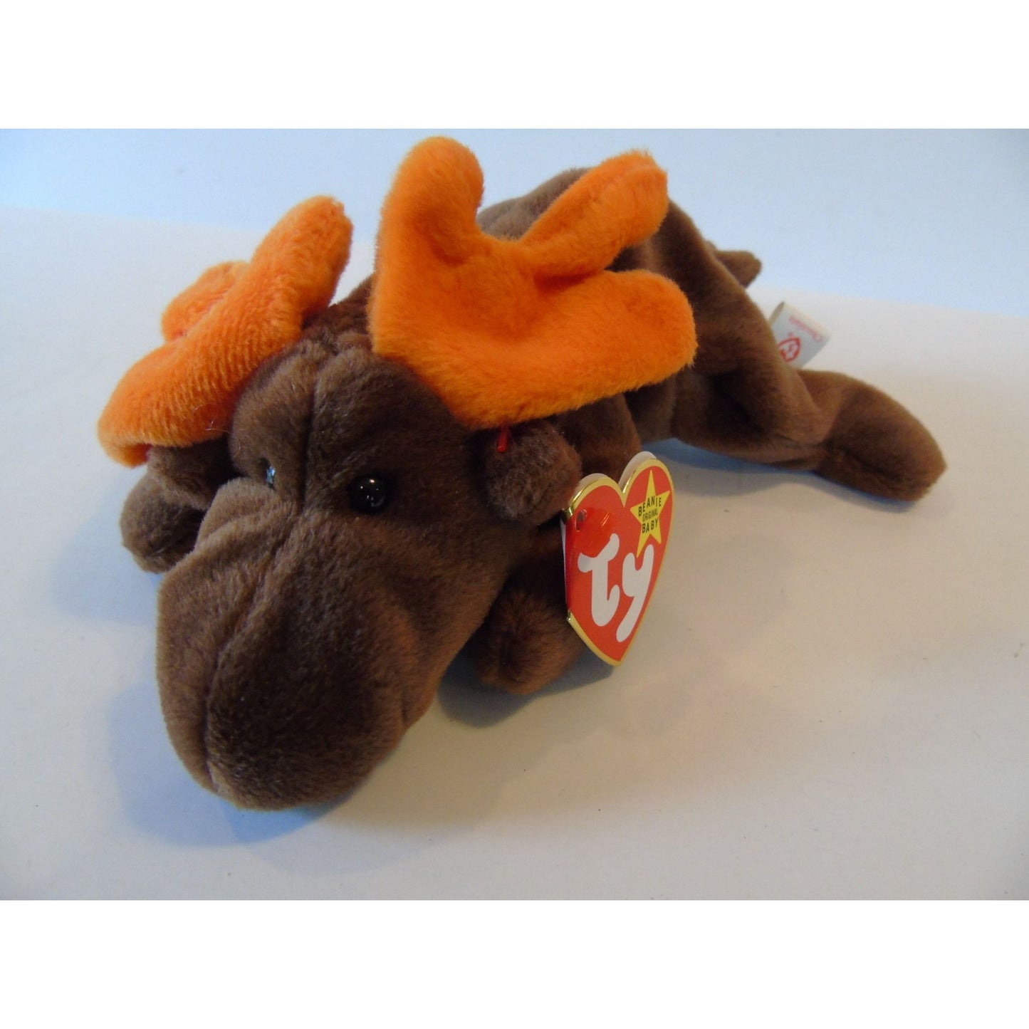 Ty Beanie Babies Chocolate The Moose Birth Date 4-27-93 Style No. 4015