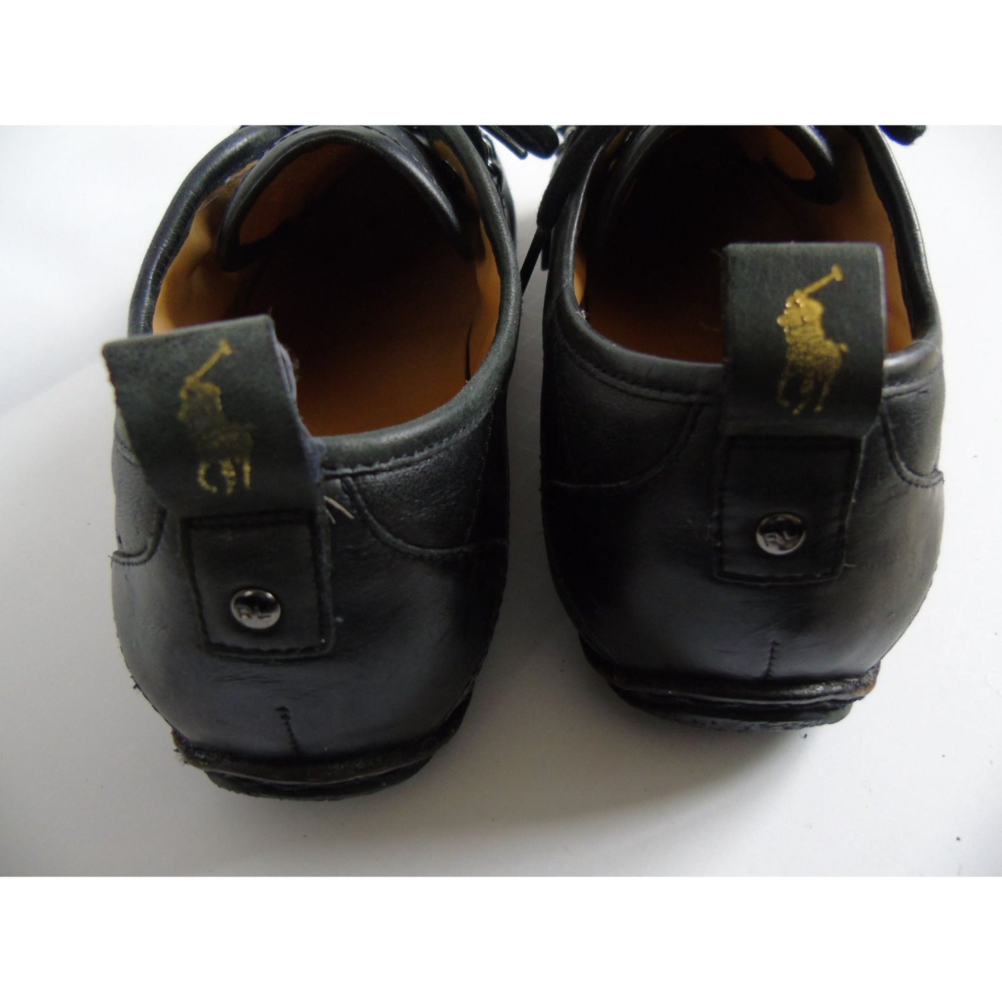 Vintage Men's Lace Up Leather Shoes Polo Ralph Lauren Est. 1967 Size 8D