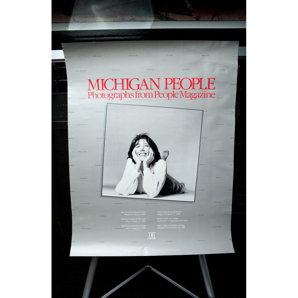 Lily Tomlin Poster MICHIGAN PEOPLE Photographs from People Magazine dated 1986 Douglas Kirkland