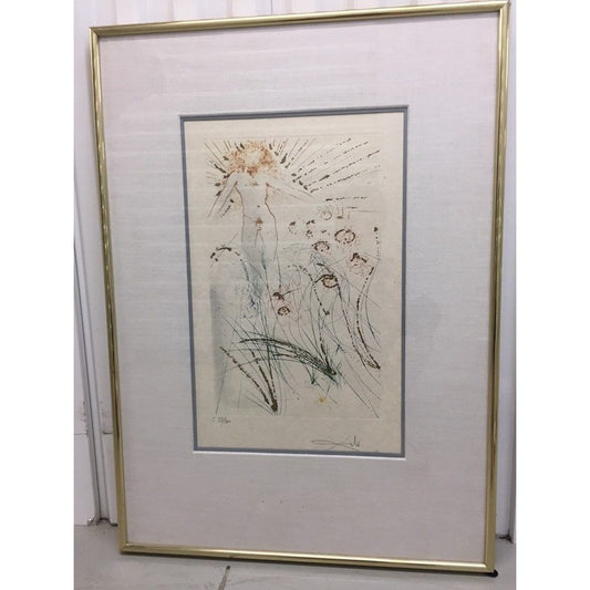 Salvador Dali 1971 “The Beloved Is As Fair” Song of Songs of Solomon Suite COA B. Ewell