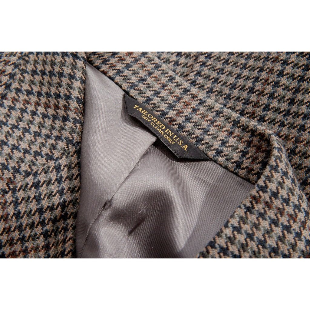 Vtg Orvis "A Sporting Tradition Since 1856"  Brown Blue Men’s Sport Coat 42S 100% Pure Wool Tailored In The U.S.A.