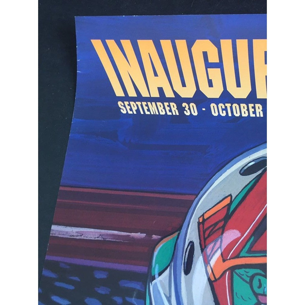 Vintage 1994 Detroit Vipers IHL Hockey INAUGURAL WEEKEND Poster The Palace Of Auburn Hills