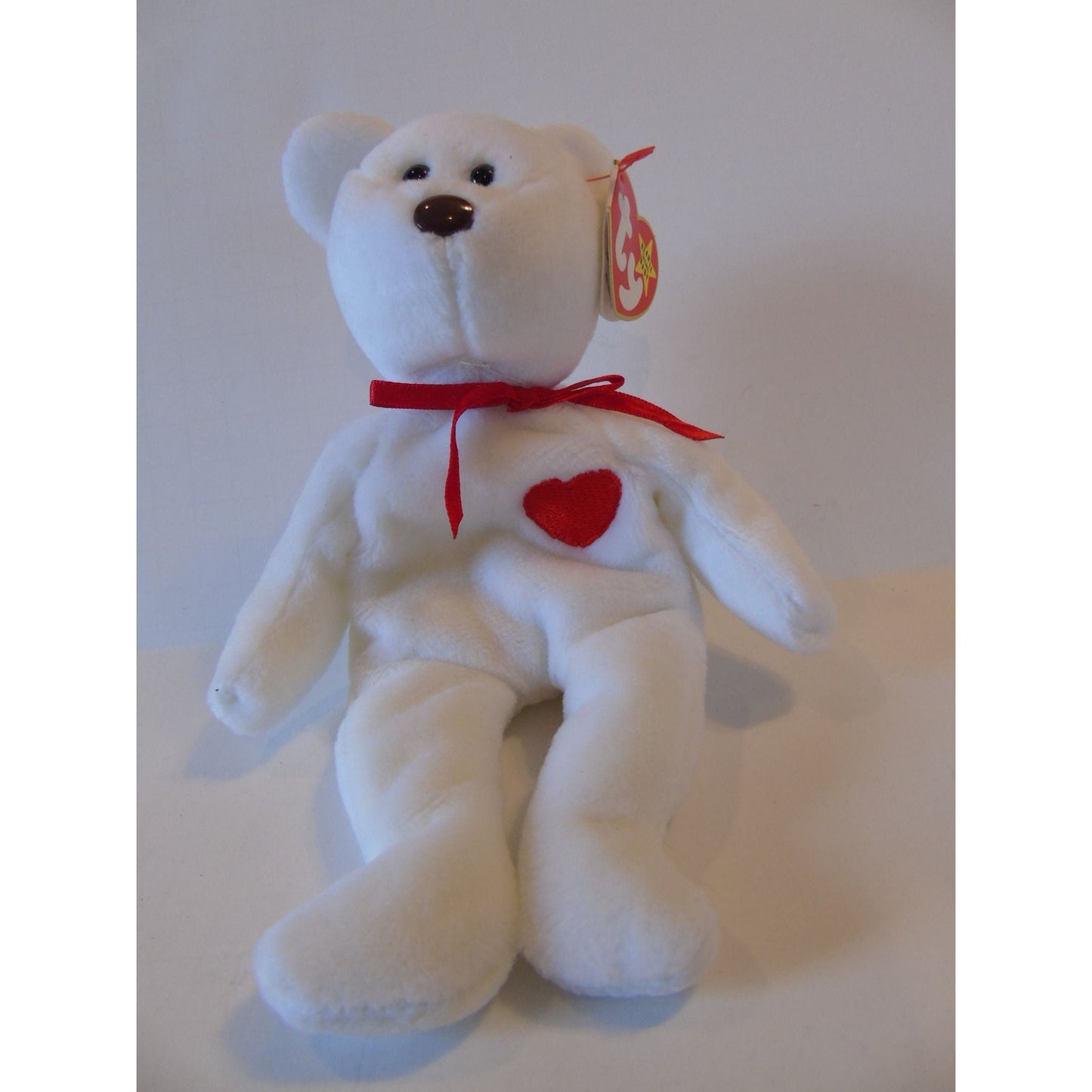 Ty Beanie Babies Valentino The Bear Birth Date 2- 14-94 Style 4058