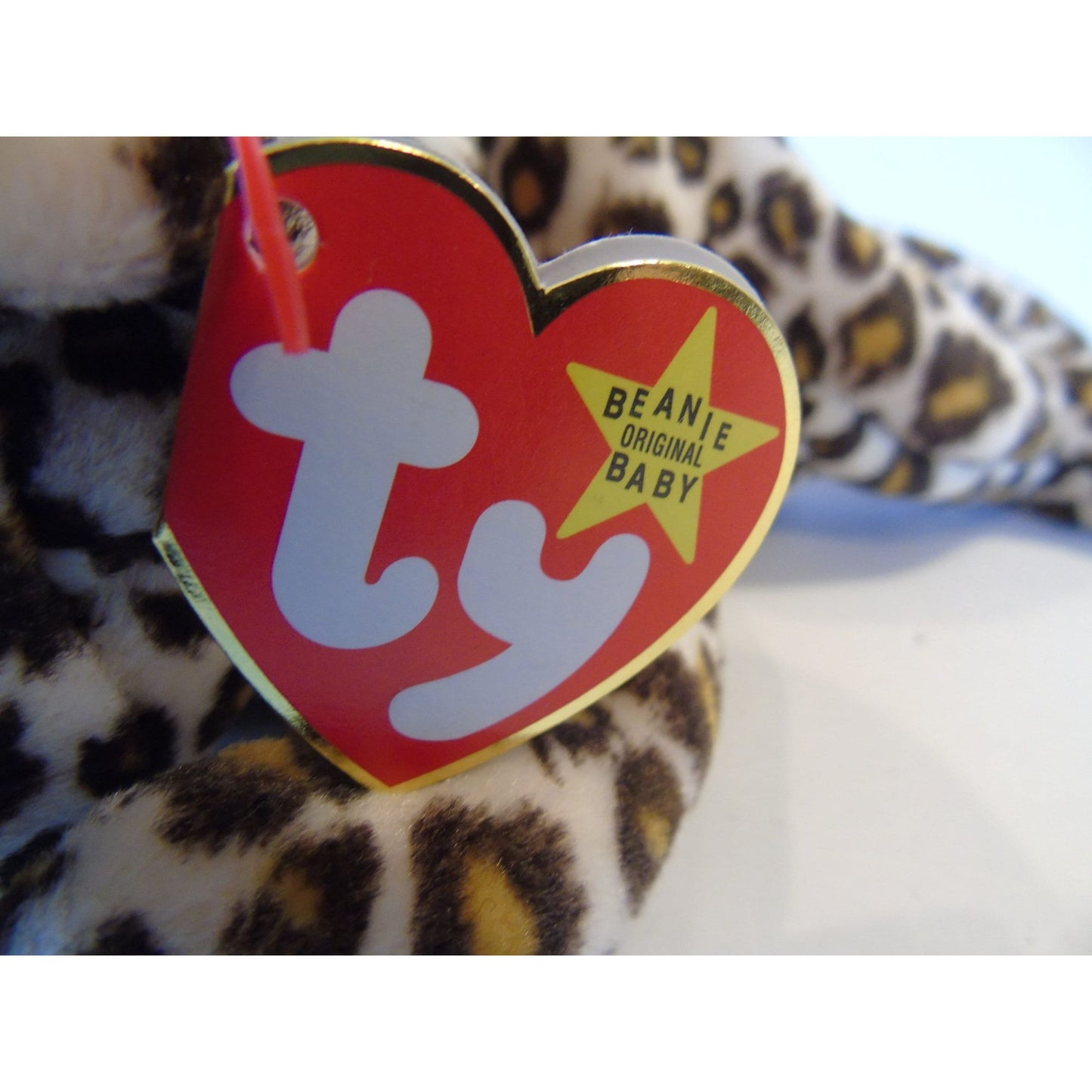 Ty Beanie Babies Freckles The Leopard Birth Date 6-3-96 Style No. 4066