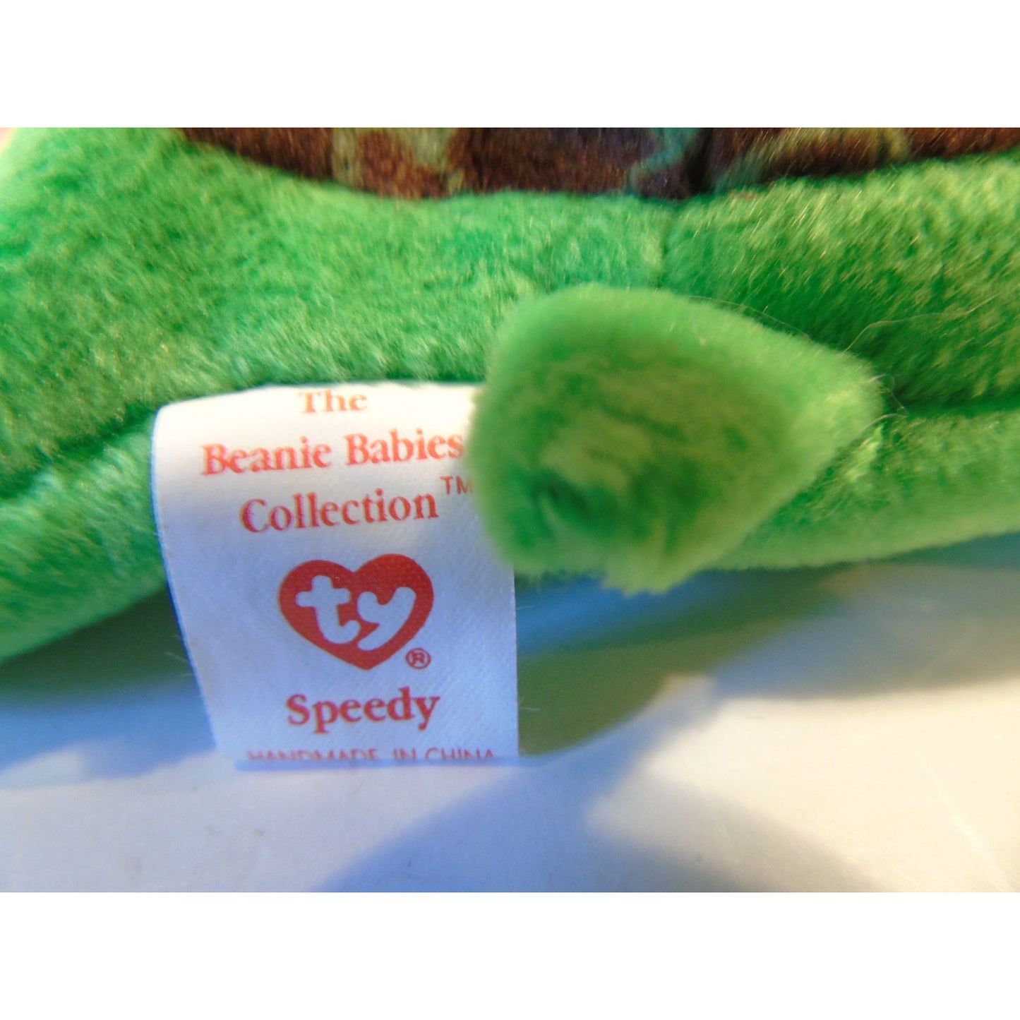 Ty Beanie Babies Speedy The Turtle Birth Date August 14, 1994 Style 4030