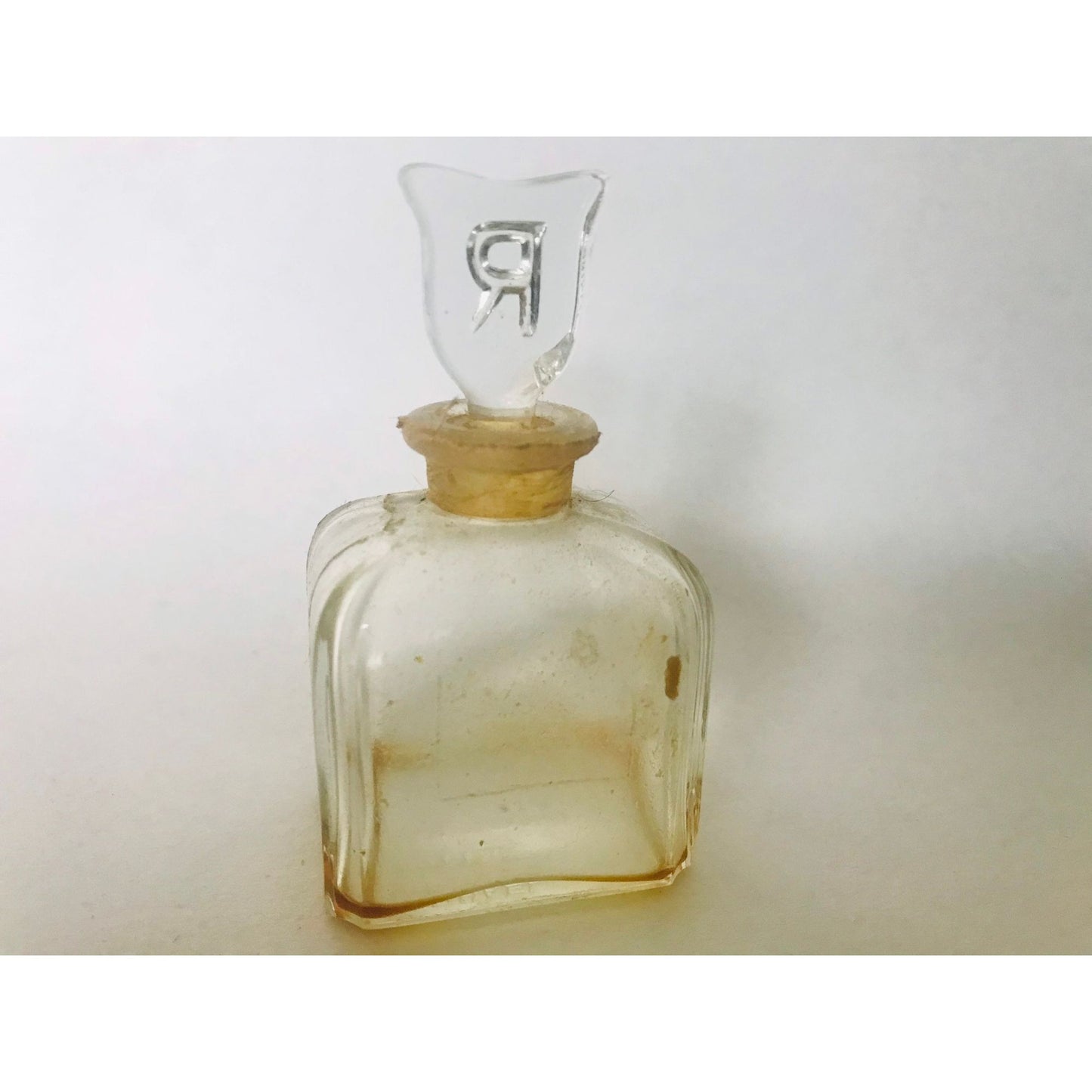 Vtg Replique Raphael Perfume Bottle 1/2 Fl. Oz. Made In France Empty Little Scent