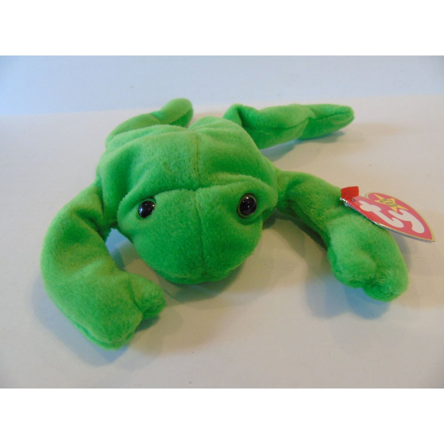 Ty Beanie Babies Legs The Frog Birth Date 4-25-93 Style Number 4020