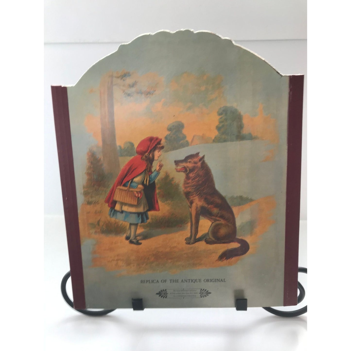 Vintage 1891 Scarce Victorian Book Red Riding Hood Theater Pantomime Toy Book By McLoughlin Replica Of The Antique Original