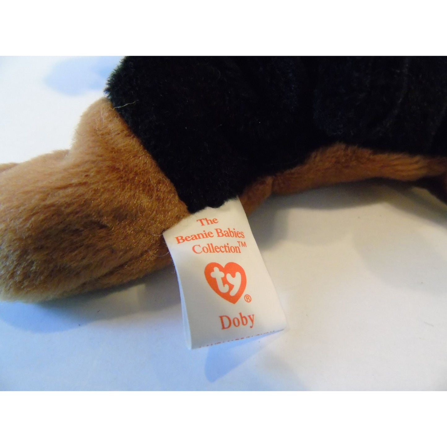 Ty Beanie Babies Doby The Dog Birth Date 10-9-96 Style 4110