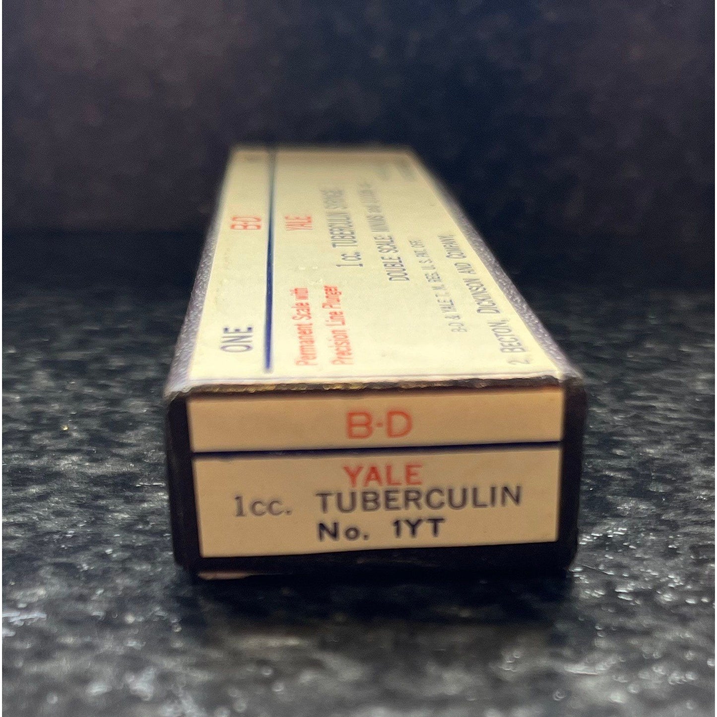 Vintage B-D Yale 1 cc. Tuberculin Syringe No. 1YT in Box New In Box 4 Available Sold Separately