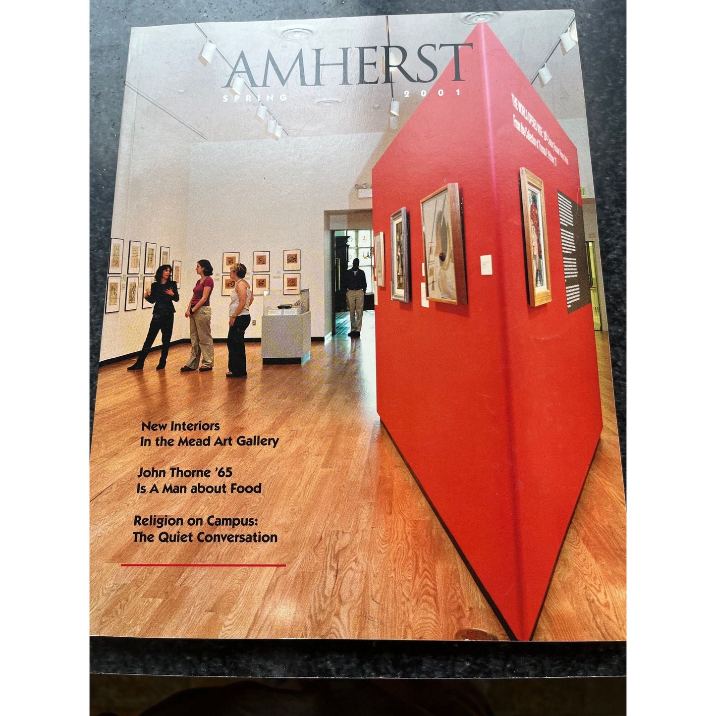 Vtg Spring 2001 Amherst College Magazine On The Cover The Mead Art Museum Full Magazine