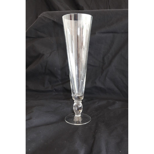 Vtg Pilsner Beer Glasses with an oval Ball Design Towards The Base Of The Tapered Glass 10 ozs.