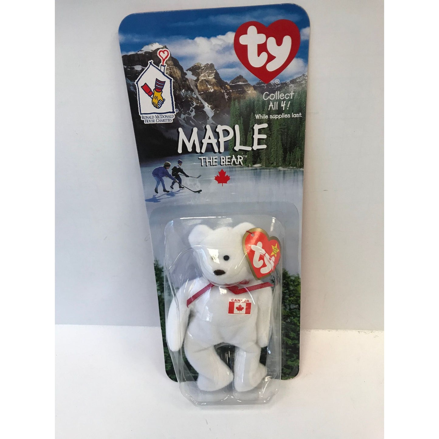 Vintage Ty Ronald McDonald House Maple Canada NIB 1999 Beanie Babies