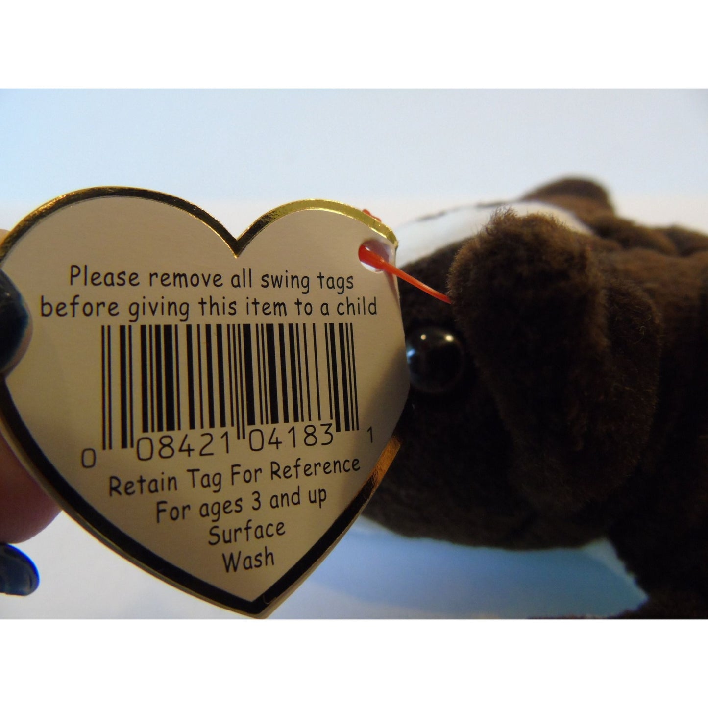 Ty Beanie Babies Bruno The Dog Birth Date September 9, 1997 No Style Number