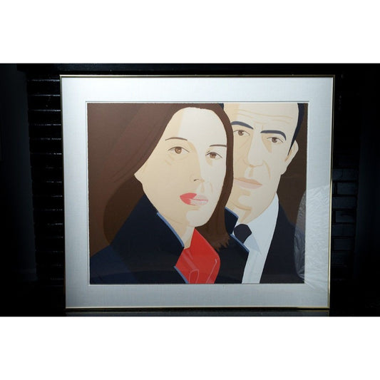 Alex Katz Art (B. 1927) Alex and Ada Screenprint In Colors, 1984, Signed In Pencil, Alex Katz 66/75  Framed