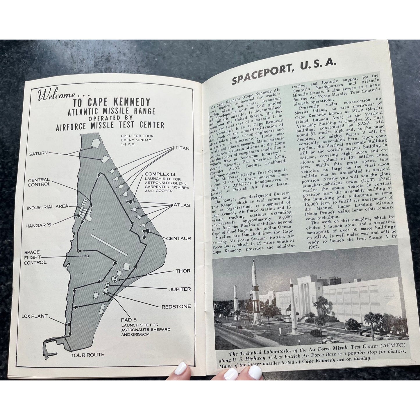 Vintage 1960's Melbourne Florida Book "To The Crossroads of the Universe"  Published By The Chamber Of Commerce Ephemera