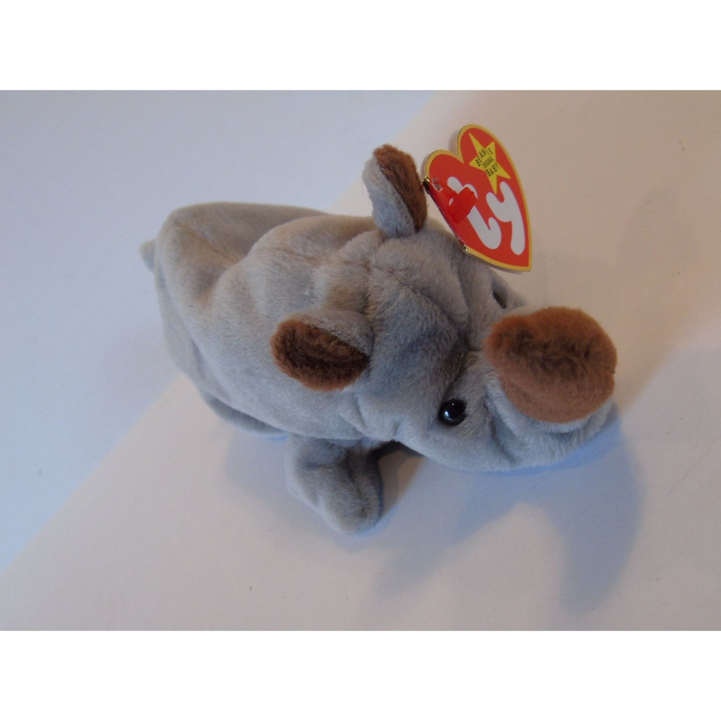 Ty Beanie Babies Spike The Rhino Birth Date 8-13-96 Style No. 4060