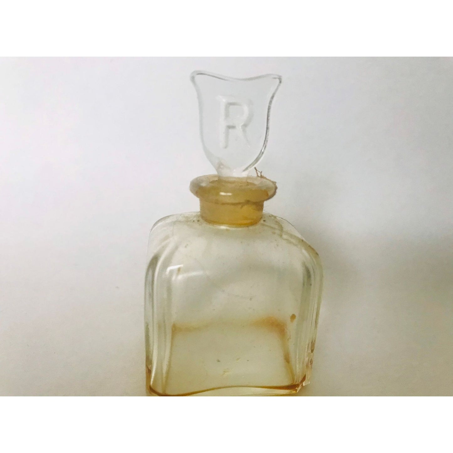 Vtg Replique Raphael Perfume Bottle 1/2 Fl. Oz. Made In France Empty Little Scent