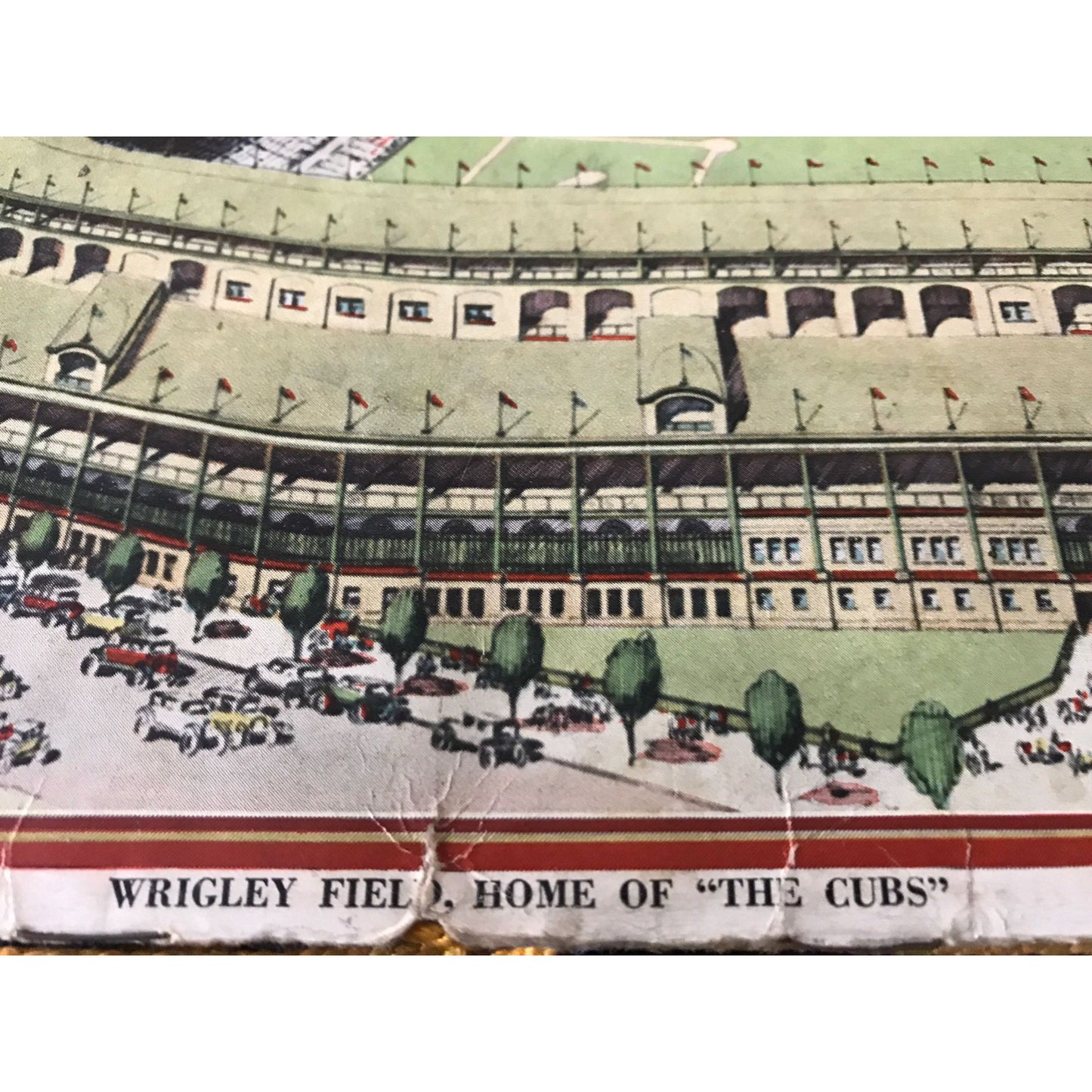 Vtg Chicago National League Ball Club Wrigley Field World's Series 1929 Program Souvenir Score Card