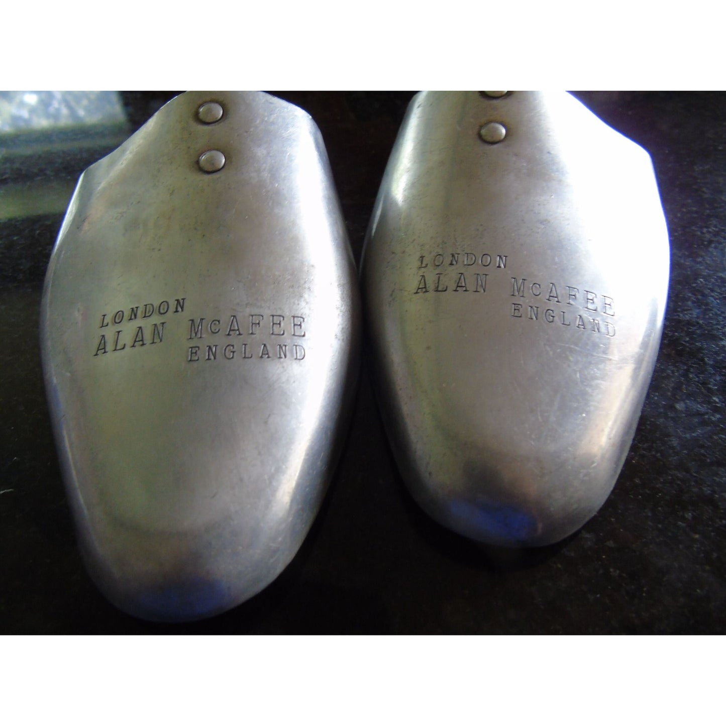 Vintage Metal Shoe Stretcher London Alan McAfee England Made In England 7 - 8