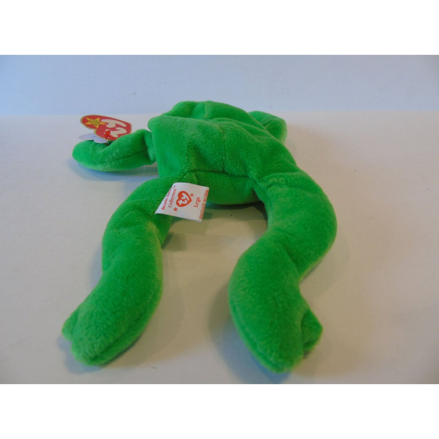 Ty Beanie Babies Legs The Frog Birth Date 4-25-93 Style Number 4020