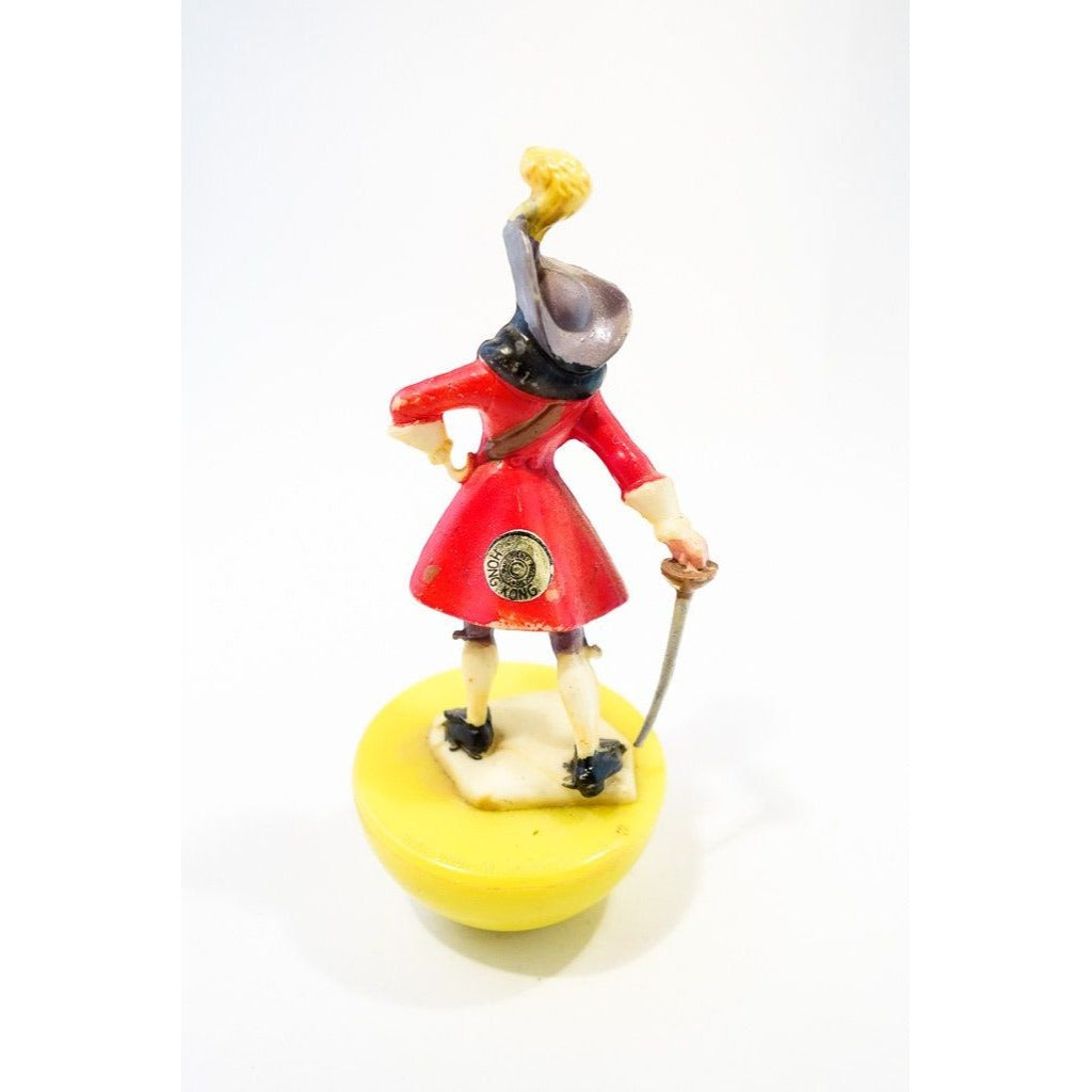 Vintage Captain Hook Marx Toy Roly Poly Made In Hong Kong Walt Disney Productions