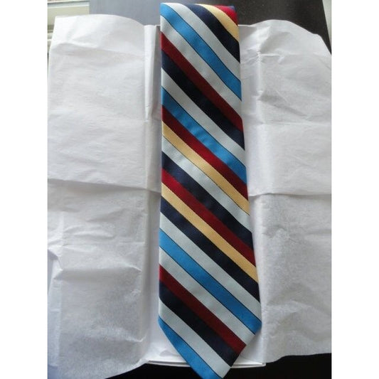 Vintage Men’s Pride of England Striped Briar Tie Made for Campus Mens Shop Birmingham Grosse Pointe MI