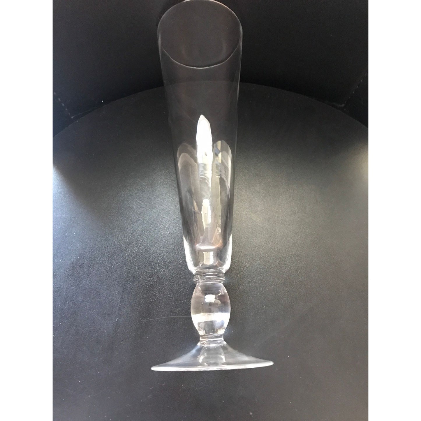 Vtg Pilsner Beer Glasses with an oval Ball Design Towards The Base Of The Tapered Glass 10 ozs.