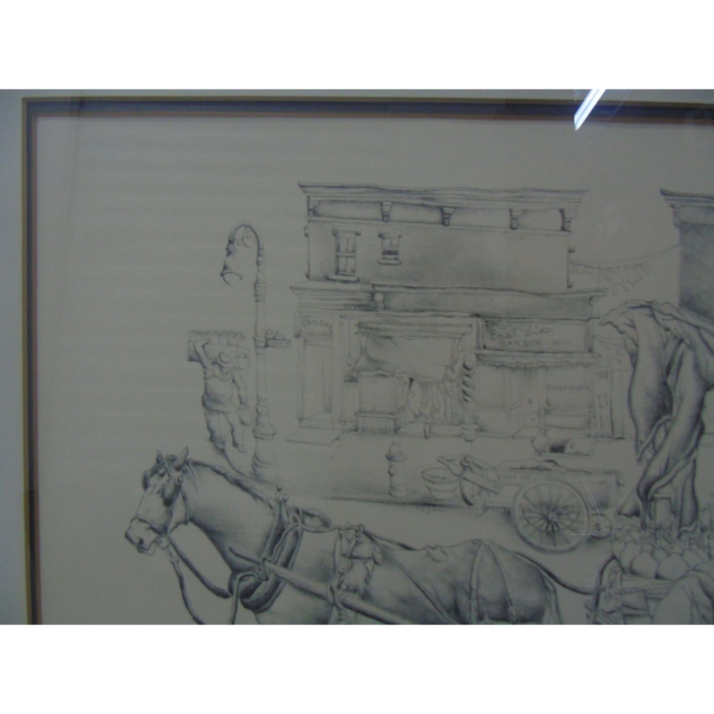 New York City Artist Seymour Rosenthal (1921-2007) “Seltzer Man” 104/250 Signed in Pencil