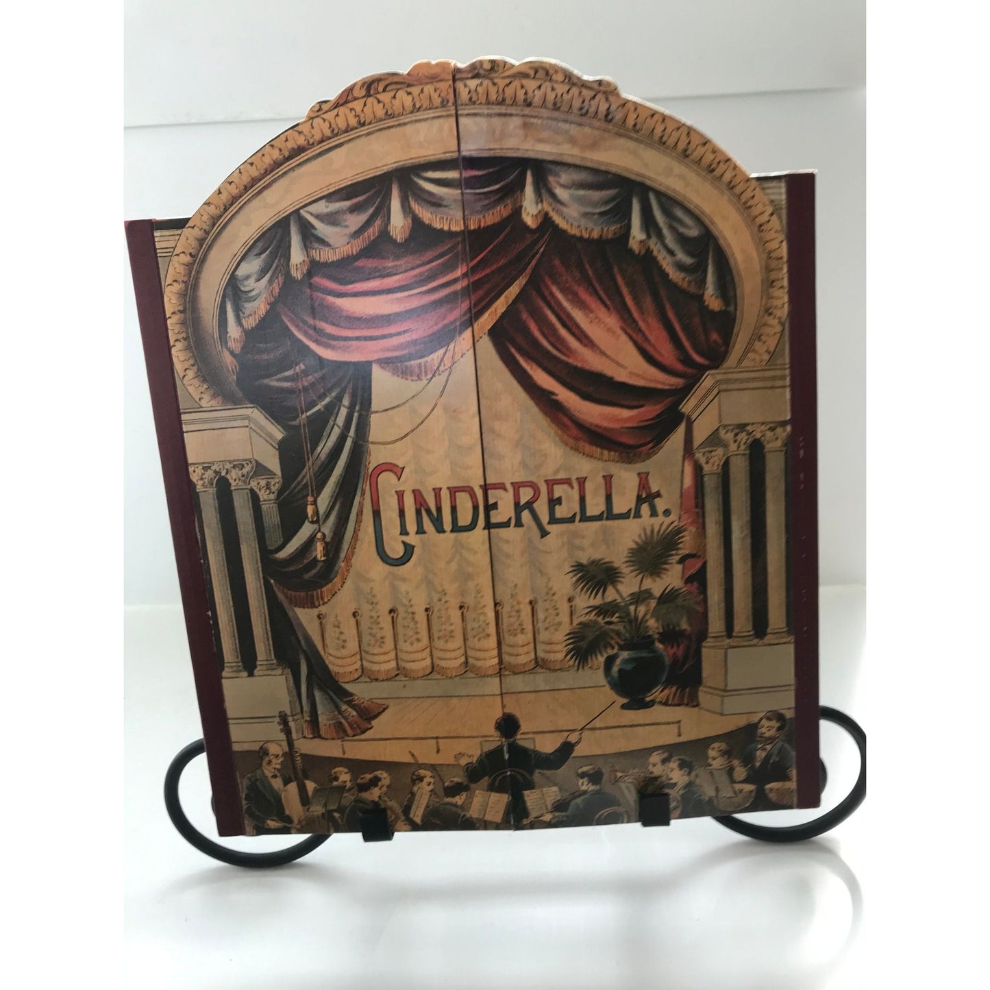 Vintage 1891 Scarce Victorian Book Cinderella Theater Pantomime Toy Book By McLoughlin Replica Of The Antique Original