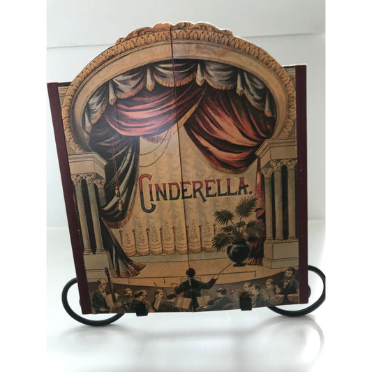 Vintage 1891 Scarce Victorian Book Cinderella Theater Pantomime Toy Book By McLoughlin Replica Of The Antique Original