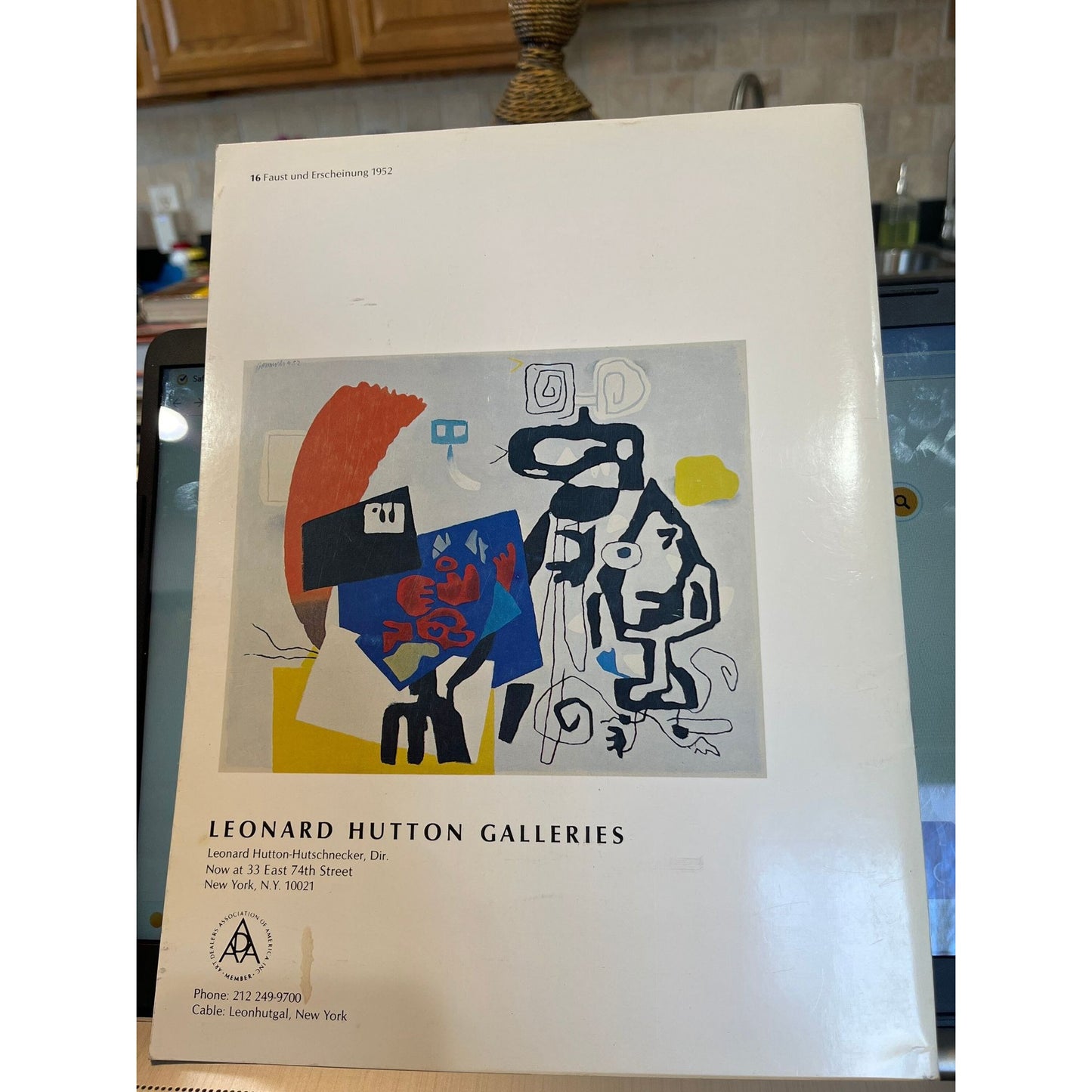 Willi Baumeister 1889-1955 First Edition Baumeister, Willi Leonard Hutton Galleries New York, NY 1978