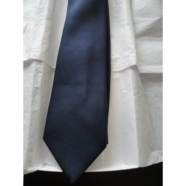 Vintage Men’s GIVENCHY GENTLEMEN Tie Navy Blue Paris Imported Polyester With Original Tag