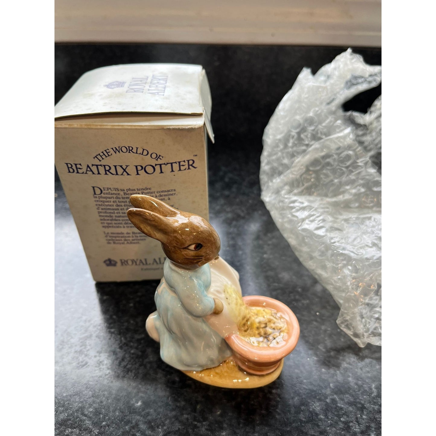 Vintage 1989 ROYAL ALBERT  Cecily Parsley figurine Beatrix Potter Original Box