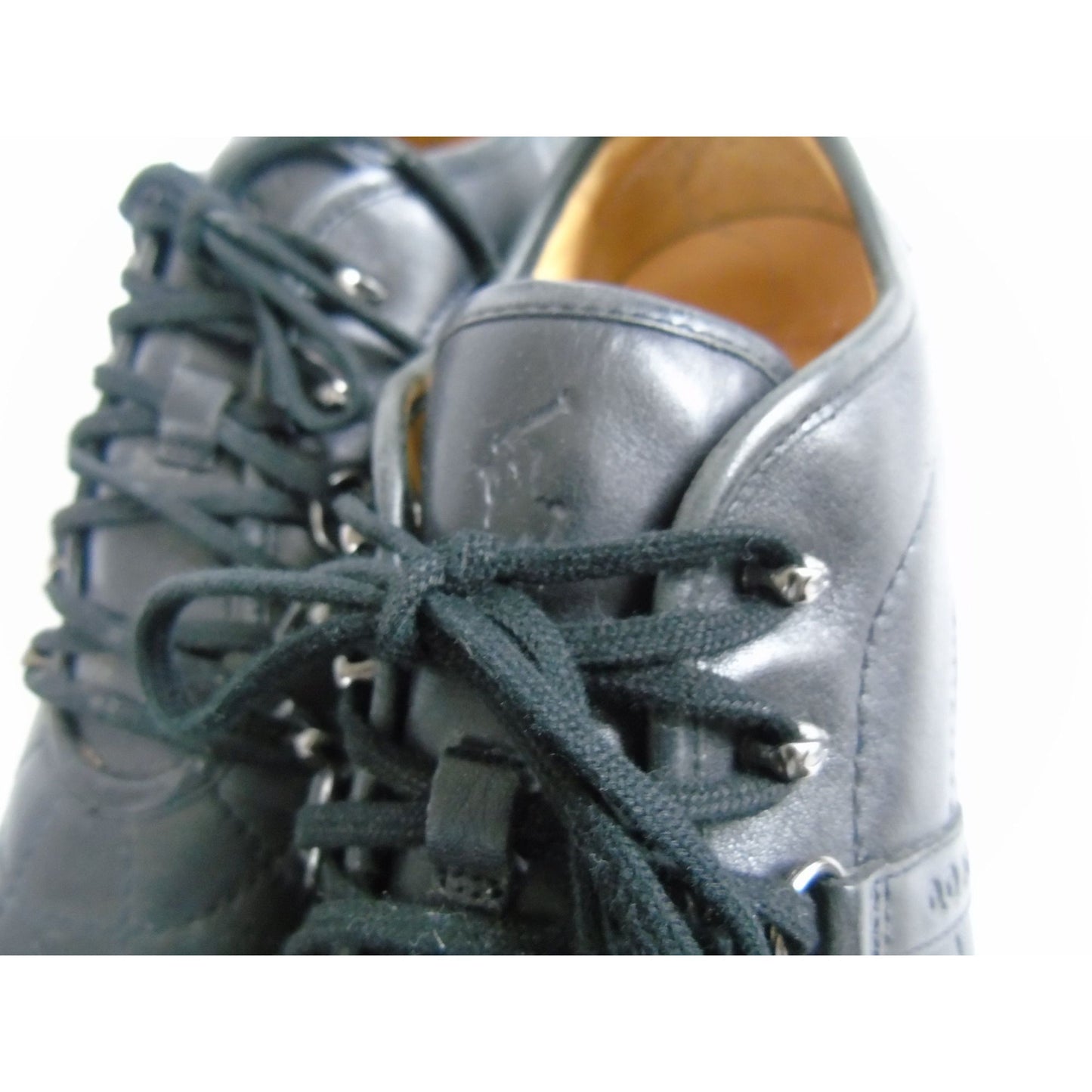 Vintage Men's Lace Up Leather Shoes Polo Ralph Lauren Est. 1967 Size 8D