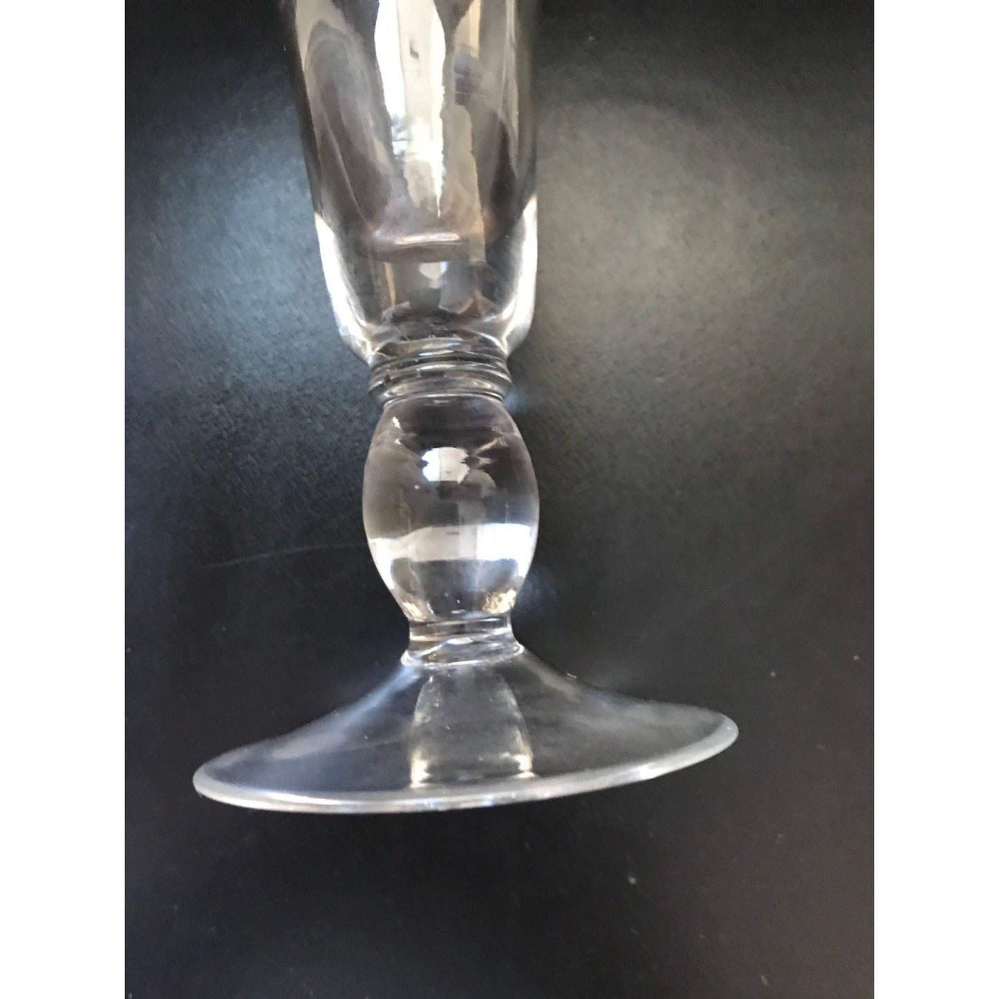 Vtg Pilsner Beer Glasses with an oval Ball Design Towards The Base Of The Tapered Glass 10 ozs.