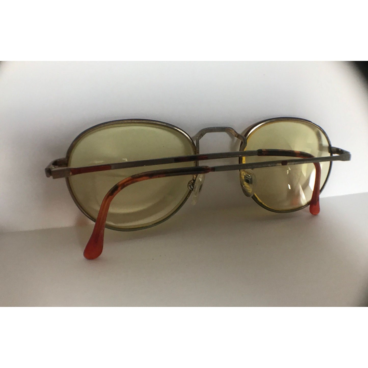 Vtg Round POLO Eyeglasses Bronze Shade Metal POLO CLASSIC Bridge 49 19