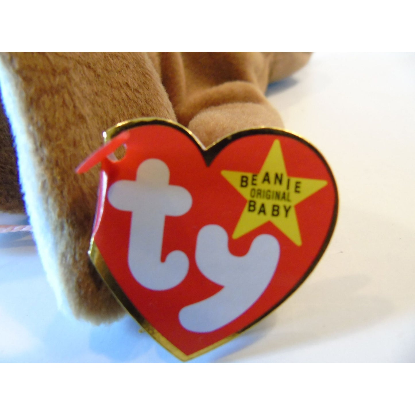 Ty Beanie Babies Ears The Bunny Rabbit Birth Date 6-18-96 Style No. 4018