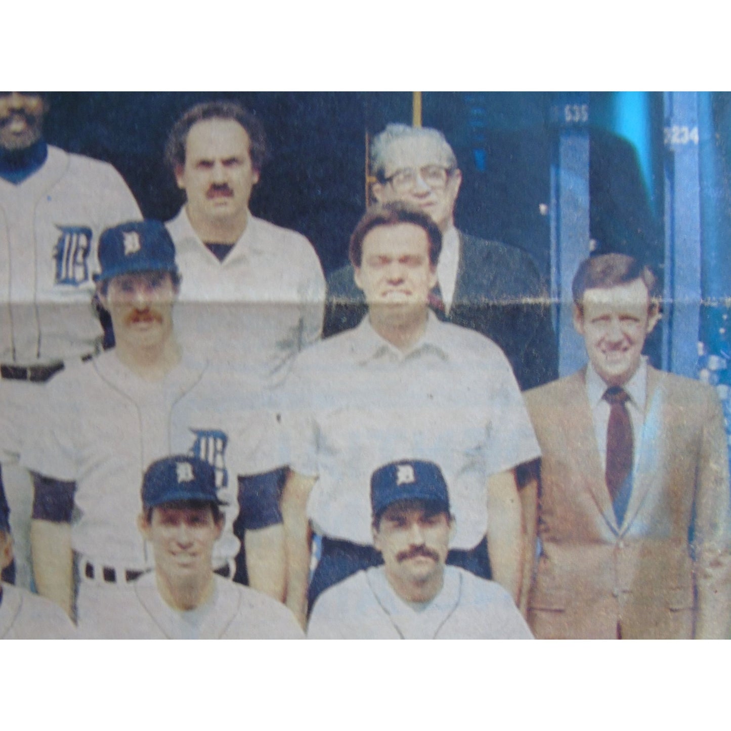 Vintage Detroit Tigers 1984 Team Poster Chris Chagnon Photography Detroit Michigan Framed