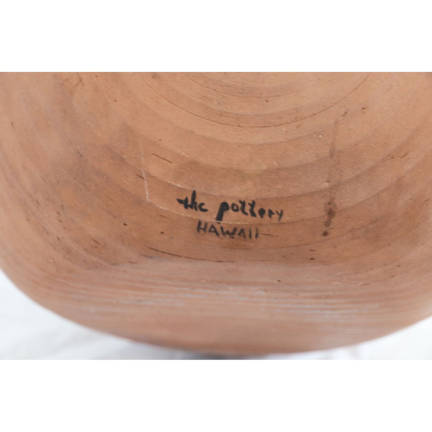 Vintage 1977 Kona Hawaii "The Pottery, LTD" Clay Cooker Signed Handmade The Pottery Steak House