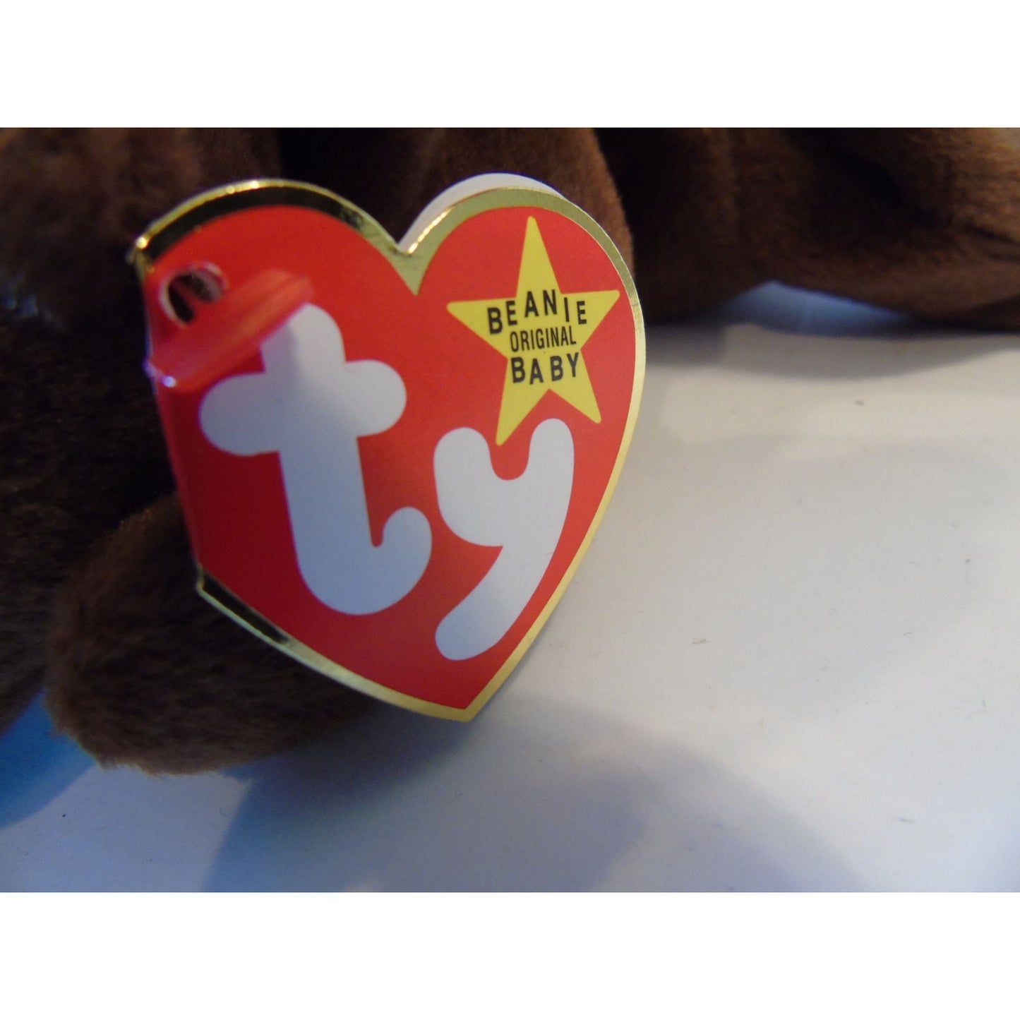 Ty Beanie Babies Chocolate The Moose Birth Date 4-27-93 Style No. 4015